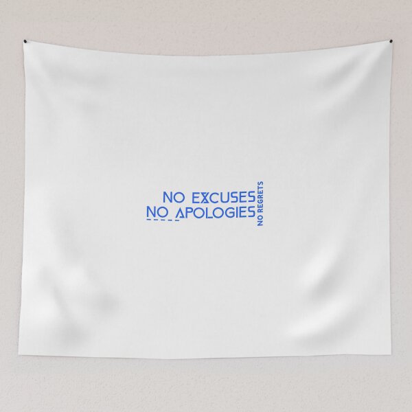 Item preview, No Excuses No Apologies No Regrets | Never Give Up designed and sold by Orlandloo.