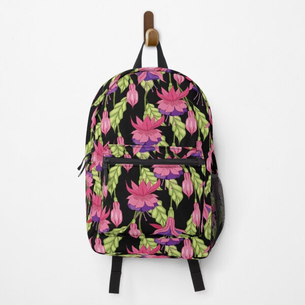Item preview, Fuchsia Flowers Pattern designed and sold by Ayesha Saleem.