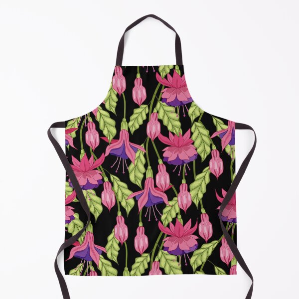 Item preview, Fuchsia Flowers Pattern designed and sold by Ayesha Saleem.