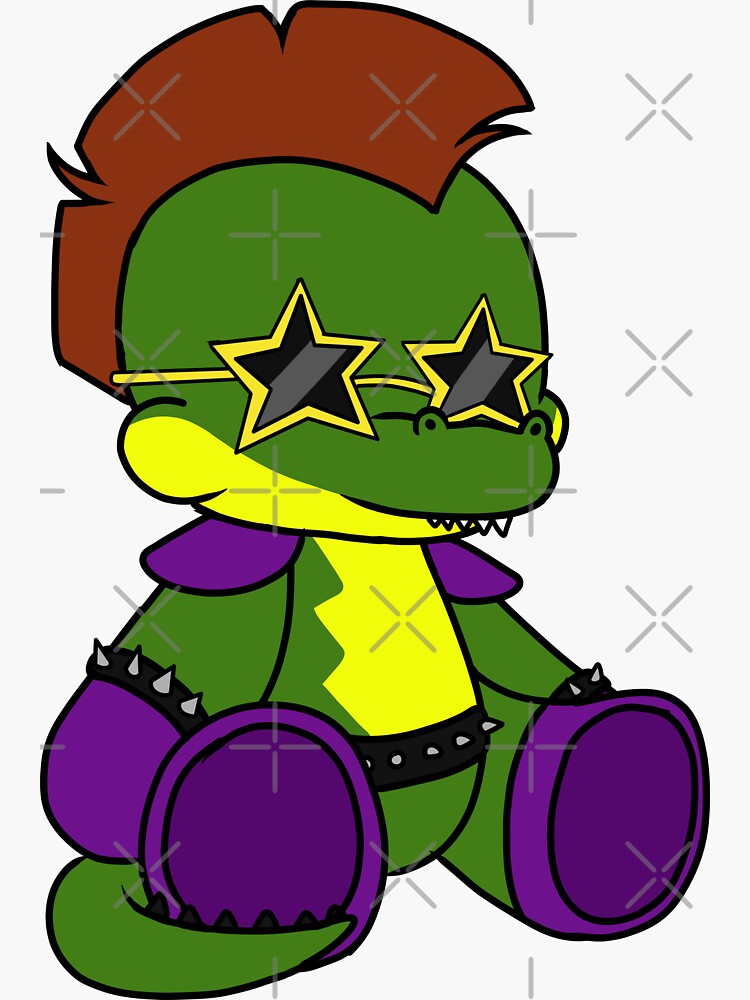 FNAF security breach (gregory and monty plush) - Chibi - Sticker