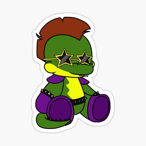 FNAF security breach (gregory and monty plush) - Chibi - Sticker