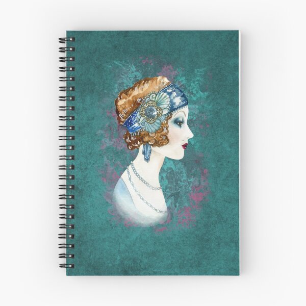 Aperçu de l'œuvre Belle dame des années 1920 de profil créée et vendue par Areashor.