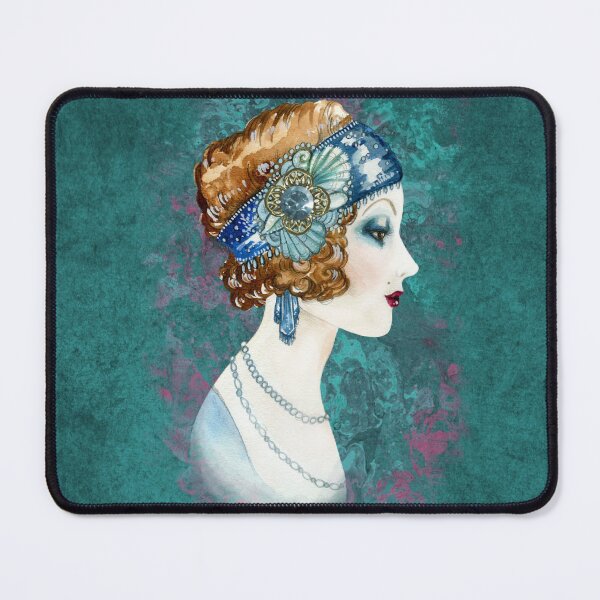 Item preview, Beautiful 1920's lady in profile designed and sold by Areashor.