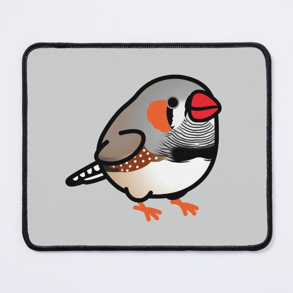 Item preview, Chubby Zebra Finch with Orange Feet designed and sold by birdhism.