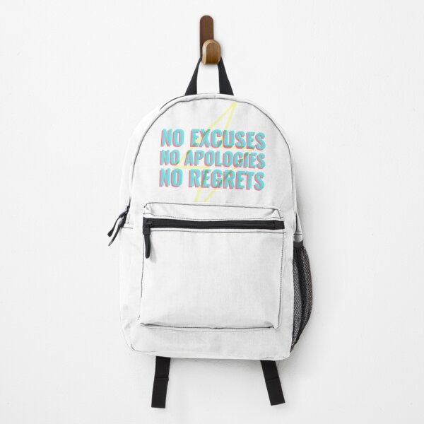Item preview, No Excuses No Apologies No Regrets | Workout Quotes designed and sold by Orlandloo.