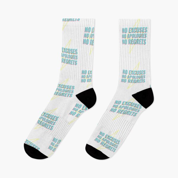 Item preview, No Excuses No Apologies No Regrets | Workout Quotes designed and sold by Orlandloo.