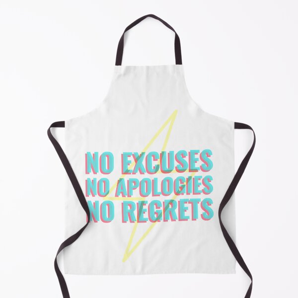 Item preview, No Excuses No Apologies No Regrets | Workout Quotes designed and sold by Orlandloo.