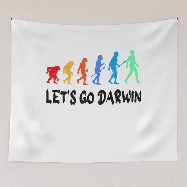 Item preview, Funny Let's Go Darwin Charles Darwin quote Evolution designed and sold by Wadia Hamda.