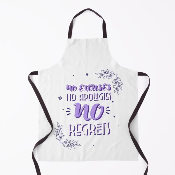 Item preview, No Excuses No Apologies No Regrets | Flowers Design Inspirational Quotes designed and sold by Orlandloo.