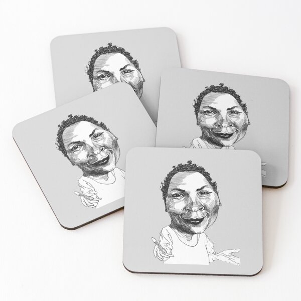 Item preview, bell hooks caricature designed and sold by Black Pearl.