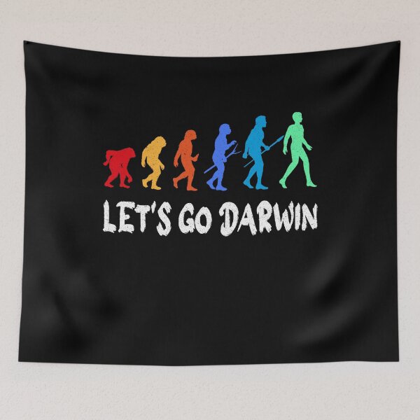 Item preview, Funny Let's Go Darwin Charles Darwin quote Evolution designed and sold by Wadia Hamda.