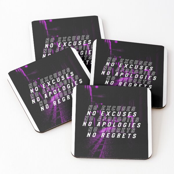 Item preview, No Excuses No Apologies No Regrets designed and sold by Orlandloo.