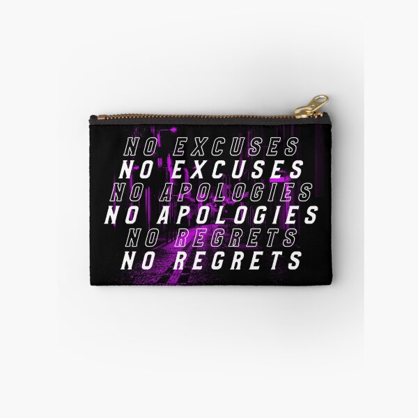 Item preview, No Excuses No Apologies No Regrets designed and sold by Orlandloo.