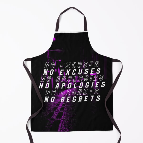 Item preview, No Excuses No Apologies No Regrets designed and sold by Orlandloo.