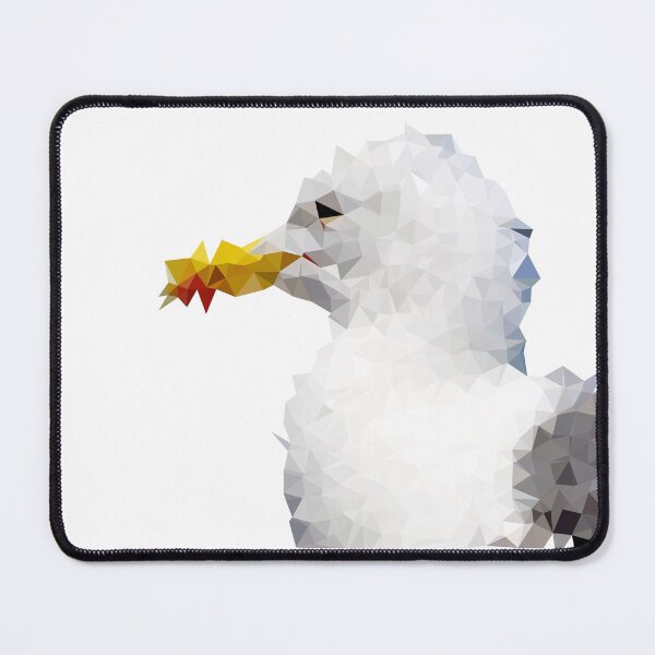 Item preview, Seagull side view low poly art designed and sold by philbraxton.