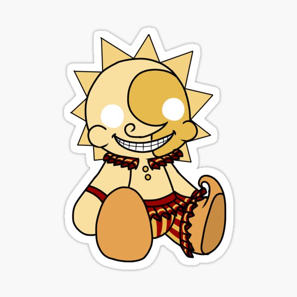 FNAF:SB Sun and Moon Animatronics Chibi Stickers -  Finland