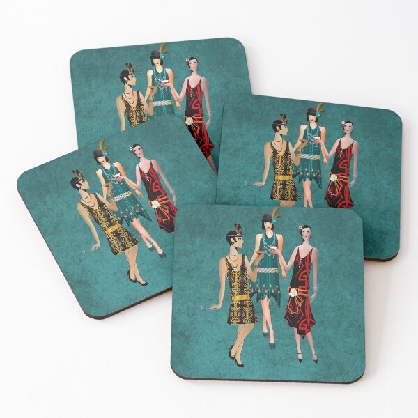 Item preview, 1920's flappers at a party. designed and sold by Areashor.