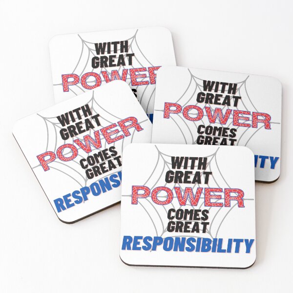 Item preview, With Great POWER Comes Great RESPONSIBILITY web design designed and sold by Awkward-Ginger.
