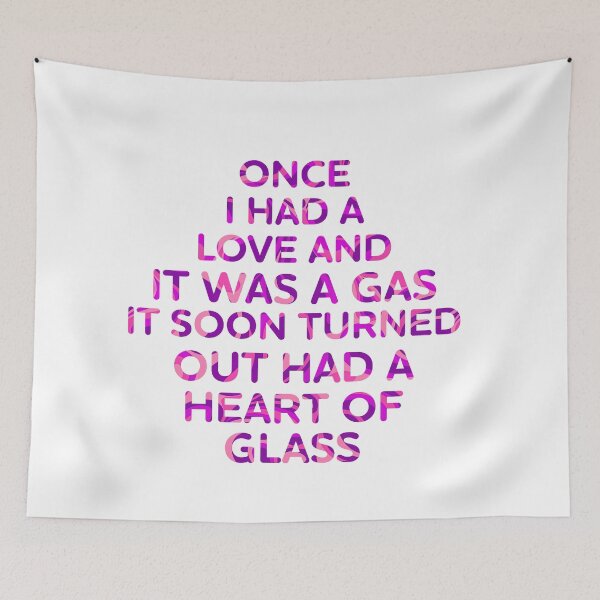 Item preview, Miley Cyrus Heart Of Glass Lyrics, Miley Cyrus designed and sold by graphic-genie.