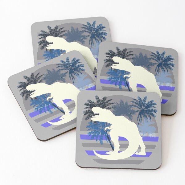 Item preview, White & Blue Tyrannosaurus Rex designed and sold by TomSaturnV.