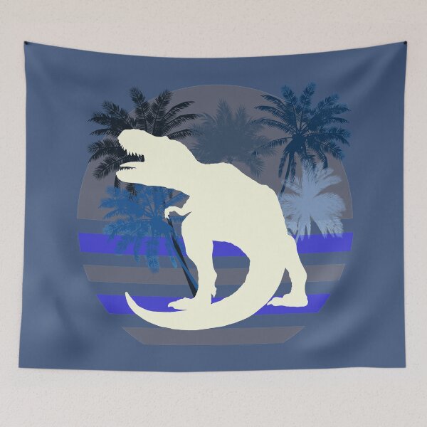 Item preview, White & Blue Tyrannosaurus Rex designed and sold by TomSaturnV.