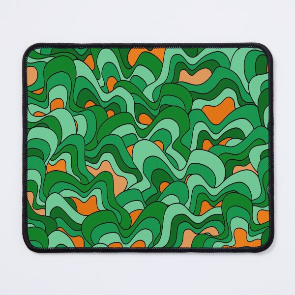 Item preview, Abstract pattern - orange and green. designed and sold by K.S ART.