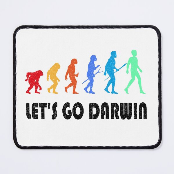 Item preview, Funny Let's Go Darwin Charles Darwin quote Evolution designed and sold by Wadia Hamda.