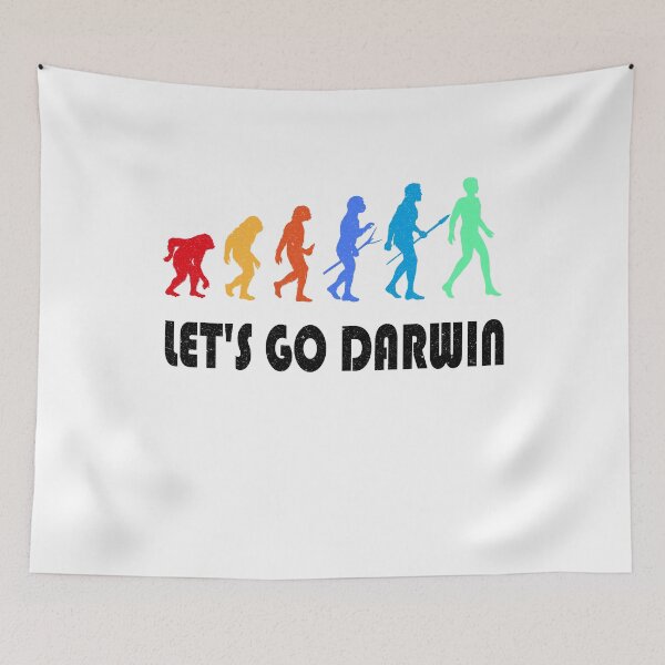 Item preview, Funny Let's Go Darwin Charles Darwin quote Evolution designed and sold by Wadia Hamda.