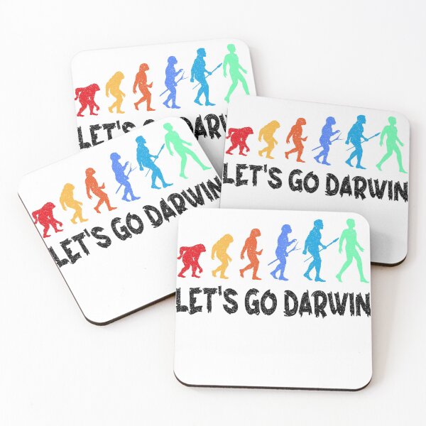 Item preview, Funny Let's Go Darwin Charles Darwin quote Evolution designed and sold by Wadia Hamda.