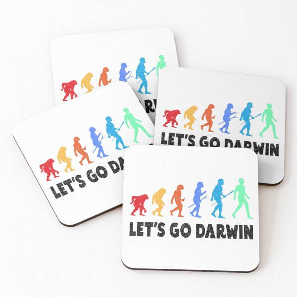 Item preview, Funny Let's Go Darwin Charles Darwin quote Evolution designed and sold by Wadia Hamda.