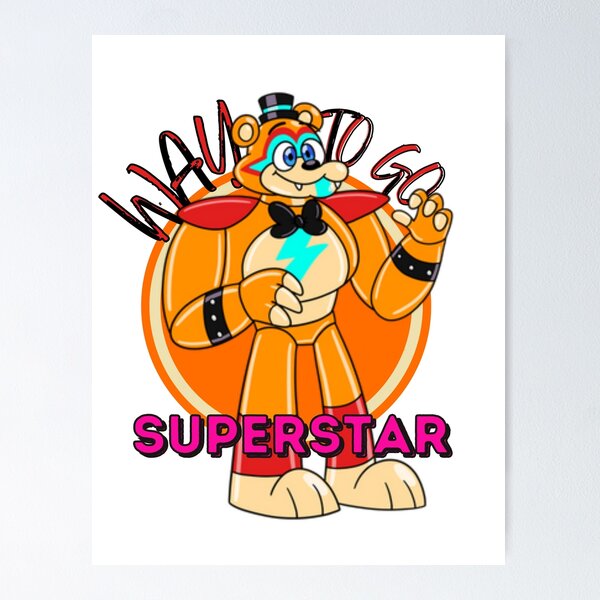 Artikel-Vorschau von Glamrock Freddy FNAF, designt und verkauft von LUX2Boutique ★★★★★.