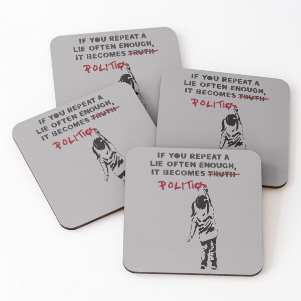 Item preview, If You Repeat A Lie Often Enough It Becomes Politics designed and sold by kheevi.