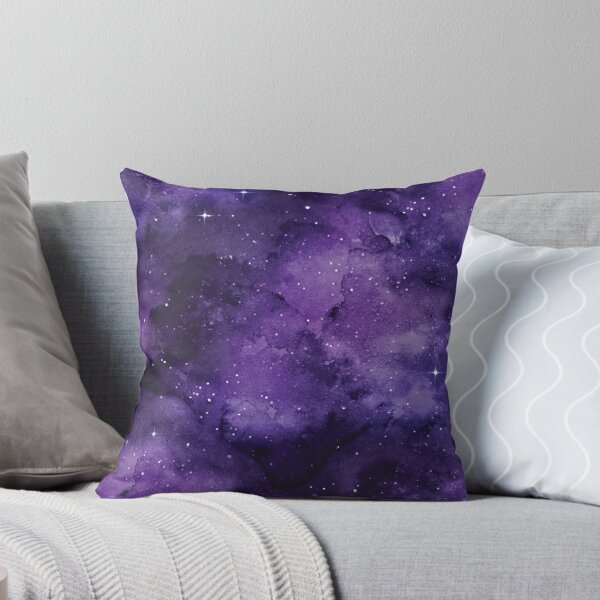 Artikelvorschau, Künstlerische Marine und lila Aquarell Fantasy Galaxy entworfen und verkauft von MagicalTexture.