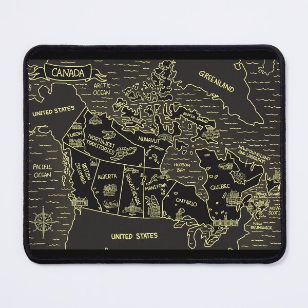 Item preview, Fluorescent Glowing Map of Canada designed and sold by Sheridan T.