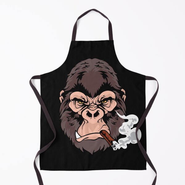 Item preview, Brown Gorilla Smoking a cigar designed and sold by Click-Like.