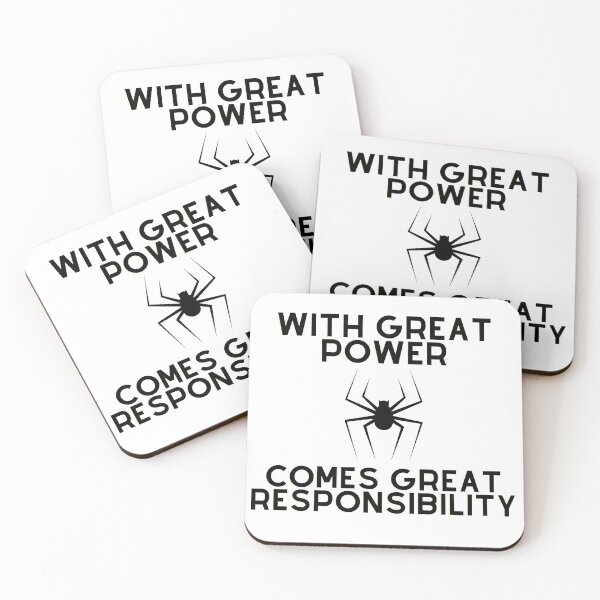 Item preview, WITH GREAT POWER COMES GREAT RESPONSIBILITY designed and sold by Awkward-Ginger.