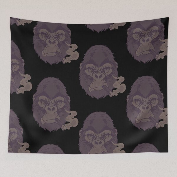 Item preview, Sepia Gorilla Smoking a cigar designed and sold by Click-Like.