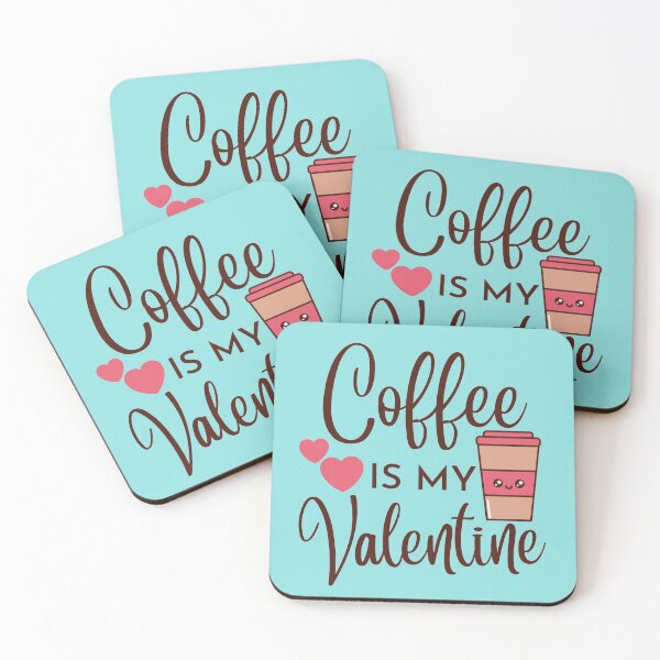 Item preview, Coffee is My Valentine Hearts and Coffee designed and sold by SunfullyYours.