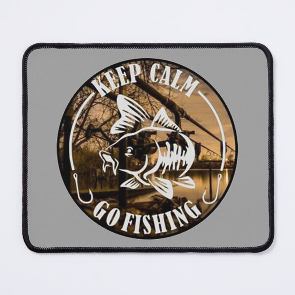 Item preview, Keep Calm And Go Fishing designed and sold by Black Pearl.