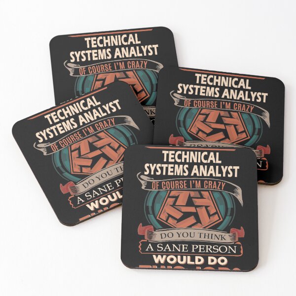 Item preview, Technical Systems Analyst T Shirt - Sane Person Job Gift Item Tee designed and sold by vonnie38uo.