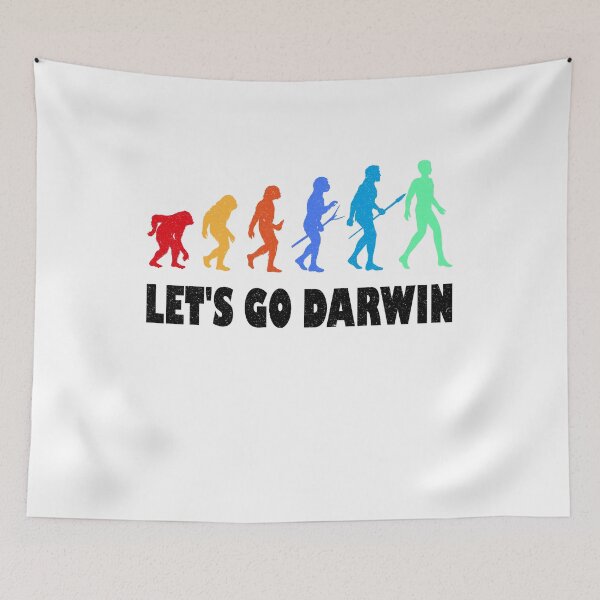 Item preview, Funny Let's Go Darwin Charles Darwin quote Evolution designed and sold by Wadia Hamda.
