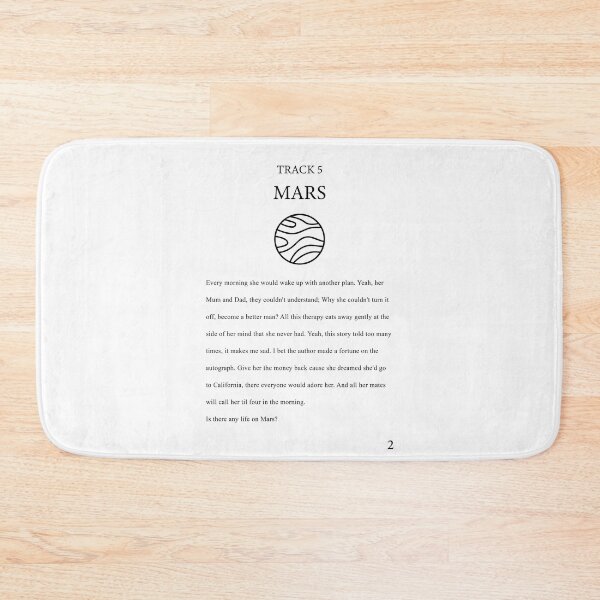 Item preview, Mars YungBlud Lyrics designed and sold by broadwaycantdie.