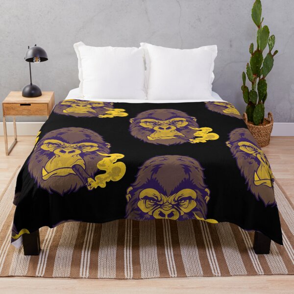 Item preview, Mustard Color Gorilla Smoking a cigar designed and sold by Click-Like.