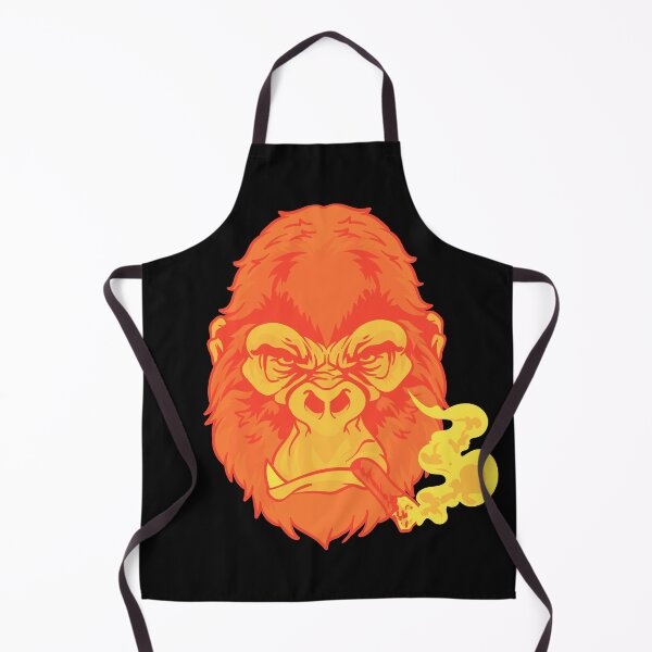 Item preview, Orange Gorilla Smoking a cigar designed and sold by Click-Like.