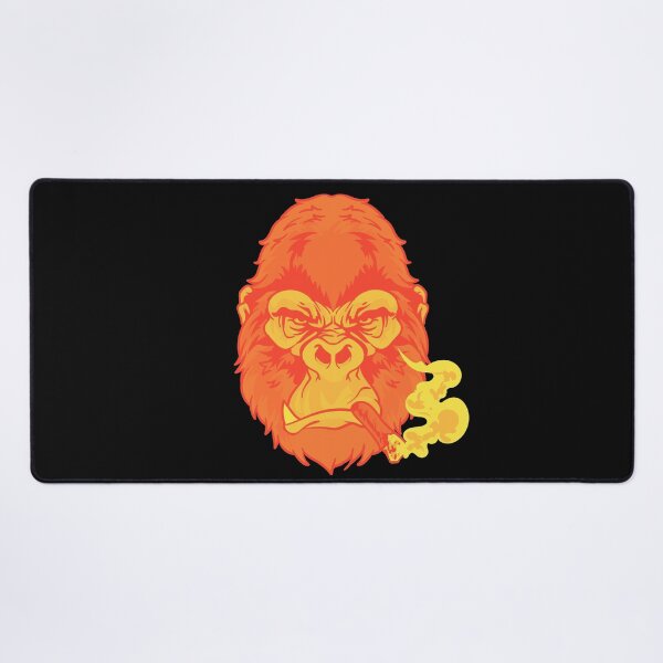 Item preview, Orange Gorilla Smoking a cigar designed and sold by Click-Like.