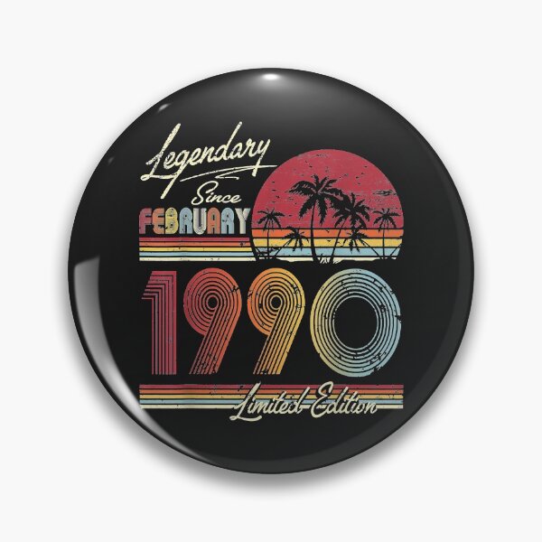 Item preview, Legends Were Born In February 1990 32nd Year Old Birthday designed and sold by romanl3.