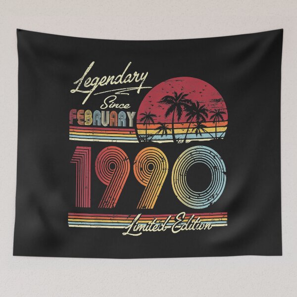 Item preview, Legends Were Born In February 1990 32nd Year Old Birthday designed and sold by romanl3.