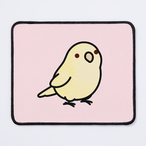 Item preview, Chubby Lutino Yellow Lineolated Barred Parakeet designed and sold by birdhism.