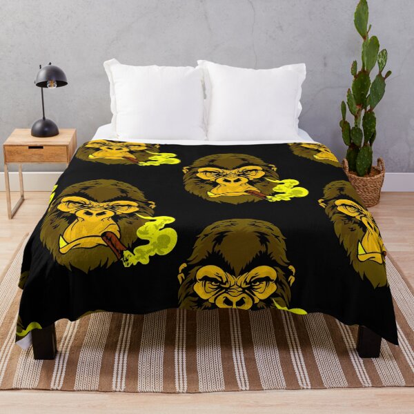 Item preview, Yellow Gorilla Smoking a cigar designed and sold by Click-Like.