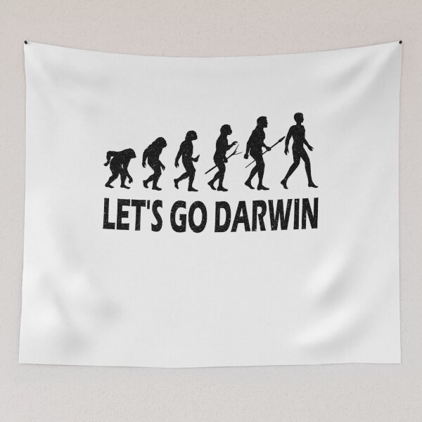 Artikelvorschau, Lustiges Let's Go Darwin Charles Darwin Zitat Evolution entworfen und verkauft von Wadia Hamda.
